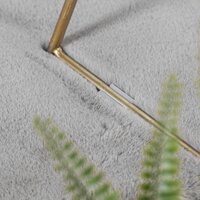 Okrúhly koberec RABBIT - 100 cm - popolavý - imitácia králičie kožušiny