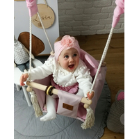 Detská hojdačka VELVET - mätová