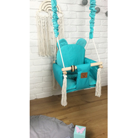 Detská hojdačka VELVET - mätová