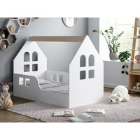 Detská Domčekové posteľ HAPPY HOUSE - Okno 2 - 160x80 cm (12 farieb) + matrace ZADARMO