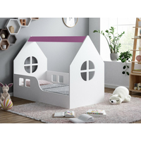 Detská Domčekové posteľ HAPPY HOUSE - Okno 3 - 140x70 cm (12 farieb) + matrace ZADARMO