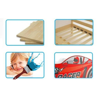 Detská autopostel CARS policajné hliadky modrá - 160x80 cm