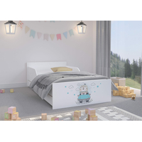 Detská posteľ FILIP - LEV V AUTÍČKU 180x90 cm