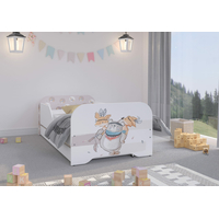 Detská posteľ KIM - MACKO A LIŠIAK 140x70 cm + MATRAC