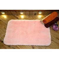 Kúpeľňová plyšová predložka RUŽOVÁ