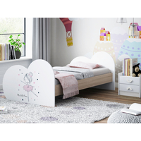 Detská posteľ BALETKA 160x80 cm - Dub sonoma + matrac ZADARMO