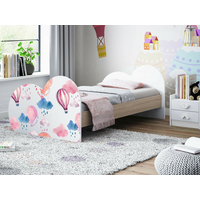 Detská posteľ BALÓNY 160x80 cm - (11 farieb) + matrace ZADARMO