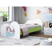 Detská posteľ Jednorožec 160x80 cm (11 farieb) + matrace ZADARMO
