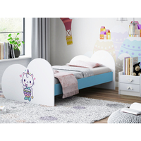 Detská posteľ KITTY Jednorožec 160x80 cm (11 farieb) + matrace ZADARMO