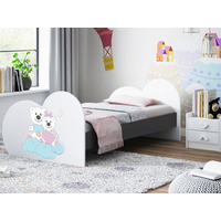 Detská posteľ zamilovaní MEDVÍDCI 160x80 cm (11 farieb) + matrace ZADARMO
