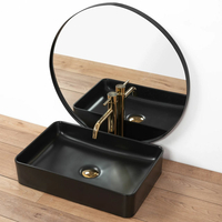 Keramické umývadlo MAXMAX Rea AVIA - čierne matné