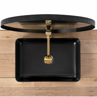 Keramické umývadlo MAXMAX Rea AVIA - čierne matné