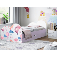 Detská posteľ BALÓNY 160x80 cm, so zásuvkou - (11 farieb) + matrace ZADARMO