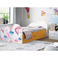 Detská posteľ BALÓNY 160x80 cm, so zásuvkou - (11 farieb) + matrace ZADARMO