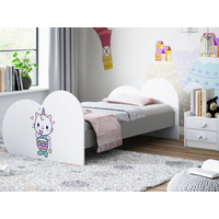 Detská posteľ KITTY Jednorožec 180x90 cm (11 farieb) + matrace ZADARMO