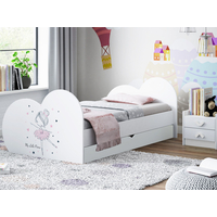 Dětská postel BALETKA 180x90 cm, se šuplíkem (11 barev) + matrace ZDARMA