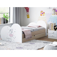 Detská posteľ BALETKA 180x90 cm, so zásuvkou (11 farieb) + matrace ZADARMO