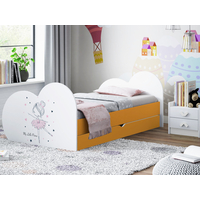 Detská posteľ BALETKA 180x90 cm, so zásuvkou (11 farieb) + matrace ZADARMO