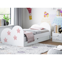 Detská posteľ HVIEZDIČKA 180x90 cm, so zásuvkou (11 farieb) + matrace ZADARMO