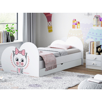 Detská posteľ MAČIATKO 180x90 cm, so zásuvkou (11 farieb) + matrace ZADARMO