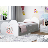 Detská posteľ ZAJAČIK 180x90 cm, so zásuvkou (11 farieb) + matrace ZADARMO