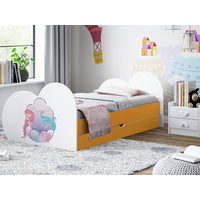 Detská posteľ MORSKÁ VÍLA 180x90 cm, so zásuvkou (11 farieb) + matrace ZADARMO