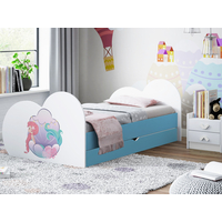 Detská posteľ MORSKÁ VÍLA 180x90 cm, so zásuvkou (11 farieb) + matrace ZADARMO