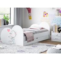 Detská posteľ zamilovaní KOALA 180x90 cm, so zásuvkou (11 farieb) + matrace ZADARMO