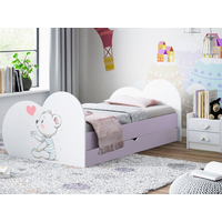 Detská posteľ zamilovaní KOALA 180x90 cm, so zásuvkou (11 farieb) + matrace ZADARMO