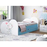 Detská posteľ zamilovaní KOALA 180x90 cm, so zásuvkou (11 farieb) + matrace ZADARMO