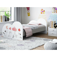 Detská posteľ zamilovaní Mačička 190x90 cm, so zásuvkou (11 farieb) + matrace ZADARMO