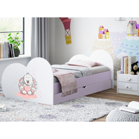 Detská posteľ ZAJAČIK 190x90 cm, so zásuvkou (11 farieb) + matrace ZADARMO