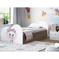Detská posteľ MAČIATKO 190x90 cm, so zásuvkou (11 farieb) + matrace ZADARMO
