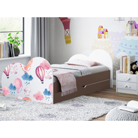 Detská posteľ BALÓNY 200x90 cm, so zásuvkou (11 farieb) + matrace ZADARMO