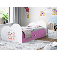 Detská posteľ ZAJAČIK 200x90 cm, so zásuvkou (11 farieb) + matrace ZADARMO