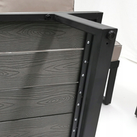 Záhradná zostava nábytku VENTURA pre 5 osôb - svetlo šedá