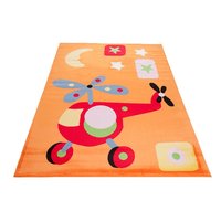 Detský koberec VRTUĽNÍK - oranžový