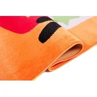 Detský koberec VRTUĽNÍK - oranžový