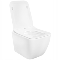 Závesné WC MAXMAX Rea MARTIN RIMLESS + Duroplast sedátko slim