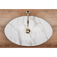 Keramické umývadlo MAXMAX Rea WENDY MARBLE - imitácia mramoru