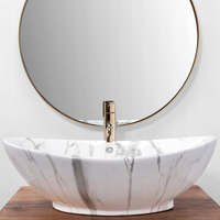 Keramické umývadlo MAXMAX Rea WENDY MARBLE - imitácia mramoru