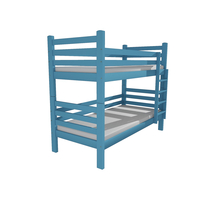 Detská poschodová posteľ z MASÍVU 200x90cm bez šuplíku - M07