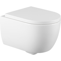 Závesné WC CARMEN RIMLESS - biele + Duroplast sedátko