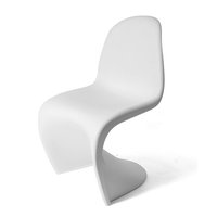 Dizajnová stolička Panteón - biela