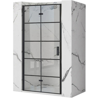 Sprchové dvere Moliere 100 cm s mriežkou - čierne