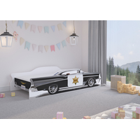 Detská autoposteľ SHERIFF 140x70 cm - Chevy Bel Air + MATRAC