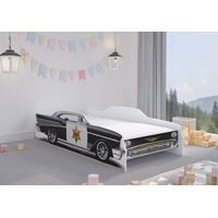 Detská autoposteľ SHERIFF 140x70 cm - Chevy Bel Air + MATRAC