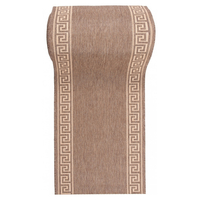 Sisalový PP behúň GREEK - hnedý / béžový - 70x100 cm