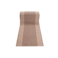 Sisalový PP behúň GREEK - hnedý / béžový - 70x100 cm