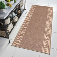 Sisalový PP behúň GREEK - hnedý / béžový - 70x100 cm